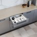 Легно/Legno Емкость в базу 600 (517х473) для столовых приборов, отделка белая