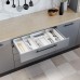 Легно/Legno Емкость в базу 900 (817х473) для столовых приборов, отделка белая