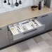 Легно/Legno Емкость в базу 900 (825х472) для столовых приборов, отделка белая