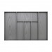 Легно/Legno Емкость в базу 800 (725х472) для столовых приборов, отделка орион серый