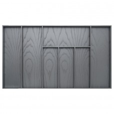 Легно/Legno Емкость в базу 900 (825х472) для столовых приборов, отделка орион серый