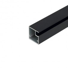 Профиль рамочный узкий, L=3900мм, отделка черный шлифованный (анодировка)