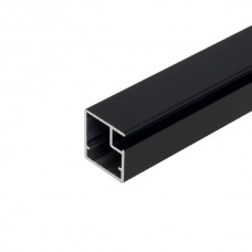 Профиль рамочный FP.03 узкий, L=3000мм, отделка черный шлифованный (анодировка)