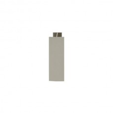 Стык H.100 для цоколя алюминиевого, сталь нержавеющая полированная