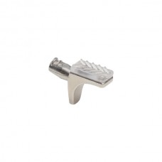 Полкодержатель для стекла, отделка никель/транспарент