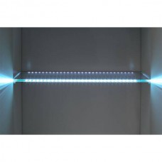 Профиль-светильник (LED) , 563 мм, 2.1W/12V, 6000K, для стеклянных полок, отделка алюминий, кон-р L822
