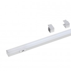 Профиль-светильник LED Dentro 1, 562 мм, 3.3W/12V, 6000K, с IR датчиком открытия, для корп.16-18 ДСП с распаш. фасадами, кон. L822