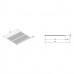 Поддон гигиенический в базу 600/16, отделка под алюминий