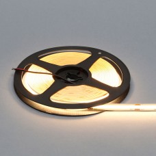 Лента светодиодная COB, 480 LED/м, 15Вт/м, 24В, CRI90, 960-1080Лм/м 5000х8 мм, IP20, 3000-3500К (теплый белый)