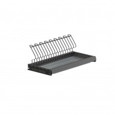 Сушка Ellite 1-уровневая в базу 600/18, с рамкой, поддон (пластик), отделка орион серый