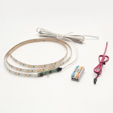 LED лента SMD2835 с сенсор. выкл.,(нейтрал. белый), 36Вт(12Вт/м), 12В, 3000х8 мм, каб. пит. 2м и кон.L813, 120LED/м,1080Лм/м, IP20