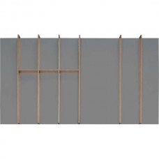 Scandi Ёмкость в базу 900, для столовых приборов, отделка под дуб/орион серый