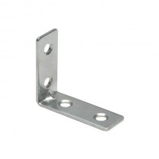 Уголок 40х40х15 (1,5мм) с 4-мя отверстиями, отделка цинк