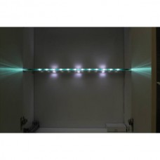 Профиль-светильник (LED) , 850 мм, 2W/24V, 5000K, для стеклянных полок, отделка серый, кон-р L822