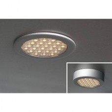 Светодиодный светильник (LED) Круглое кольцо/Round Ring, 1.5W/12V, 6000K, отделка алюминий, кон-р  L813