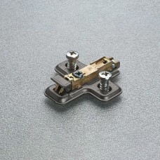 Клип-ответная планка Н2 с евровинтом, крестообразная, отделка титаниум