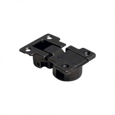 Петля врезная для откидных фасадов, отделка черный никель