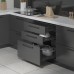 Индиго Стекло/Indigo Vetro Комплект ящика H=175, L=550, отделка орион серый