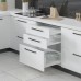 Индиго Стекло/Indigo Vetro Комплект ящика H=175, L=550, отделка белая