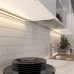 Профиль угловой 1616LG для LED подсветки накладной, L=3000 мм, отделка золото (анодировка)