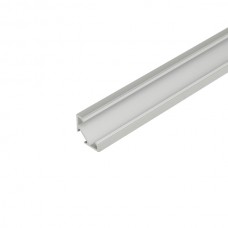 Профиль угловой 1616LG для LED подсветки накладной, L=3000 мм, отделка алюминий (анодировка)