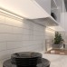 Профиль угловой 1616LG для LED подсветки накладной, L=3000 мм, отделка алюминий (анодировка)