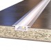 Профиль 2206 для LED подсветки врезной, L=3000 мм, отделка золото (анодировка)