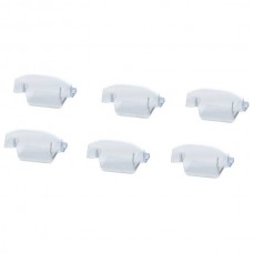 Комплект из 6 держателей дна толщиной 5-7мм (для рамок АТхх/ххSM), отделка транспарент