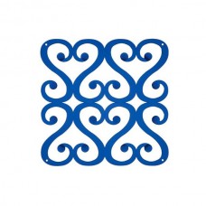 Комплект декоративных панелей VERSAILLES  254х254мм (6 штук), отделка голубая