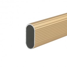 Штанга для одежды 15х30х1, L=3000мм, отделка золото (анодировка)