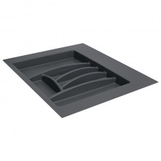 Ёмкость в базу 600 для столовых приборов, цвет темно-серый матовый