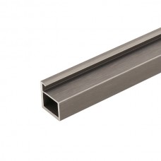 Профиль рамочный, L=3900мм, отделка графит шлифованный (анодировка)