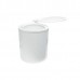 Ведро для мусора (11л), пластик белый