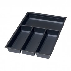 SKY Ёмкость в базу 400 (473х326) для столовых приборов, цвет черный матовый