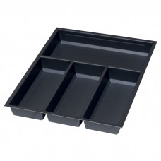 SKY Ёмкость в базу 450 (473х376) для столовых приборов, цвет черный матовый