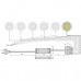 Светодиодный светильник (LED) Астра/Astra, 2W/12V, 4000K, мат.черный, кон-р  L813