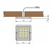Светодиодный светильник (LED) Квадрат/Square 2, 1,5W/12V, 4000K, мат.черный, кон-р  L813