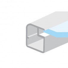 Профиль рамочный 20х21, L=4000мм, отделка алюминий анодированный