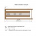 Комплект шариковых направляющих Soft, h.45, L=650мм полного выдвижения с доводчиком, отделка цинк