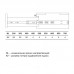 Комплект шариковых направляющих Soft&Push, h.45, L=500мм полного выдвижения, отделка цинк