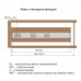 Комплект шариковых направляющих Soft&Push, h.45, L=700мм полного выдвижения, отделка цинк
