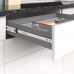 Комплект шариковых направляющих Soft&Push, h.45, L=700мм полного выдвижения, отделка цинк
