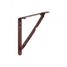 Менсолодержатель складной, L=200мм, отделка коричневый 