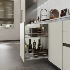 УНИКА HT/UNICA HT Сетка в базу 450 выдвижная с доводчиком, отделка хром