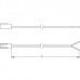 Провод соединительный 500 мм с коннектором L822M