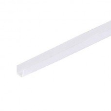 V0314R102  Уплотнитель пластиковый для стекла 4мм, L=4000мм, отделка транспарент