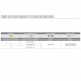 Светодиодный светильник (LED) Раджио/RaggioV 4.5, 0.2W/12V, 4500K,  для стеклянных полок, отделка под алюминий, кон-р L822