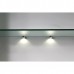 Светодиодный светильник (LED) Раджио/RaggioV 4.5, 0.2W/12V, 4500K,  для стеклянных полок, отделка под алюминий, кон-р L822