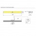Светильник LED Letto, 0.7W/12V, 4500K, отделка под алюминий