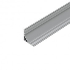 Профиль угловой 1818 для LED подсветки накладной, L=3000 мм, отделка алюминий (анодировка)